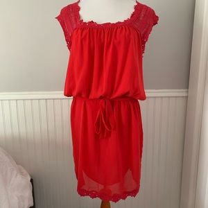 Max Studio red dress